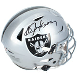 Bo Jackson Autographed Raiders Speedflex Authentic Helmet JSA Witnessed