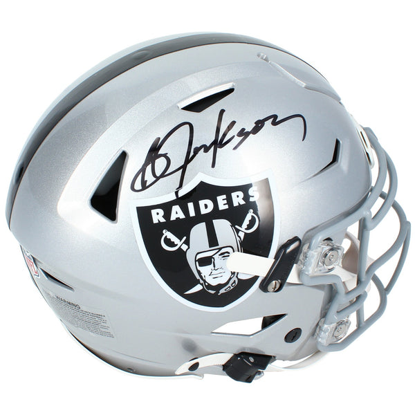 Bo Jackson Autographed Raiders Speedflex Authentic Helmet JSA Witnessed
