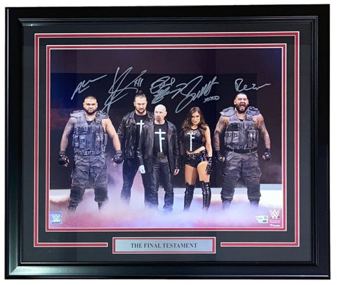 The Final Testament Signed Framed 16x20 WWE Photo Fanatics