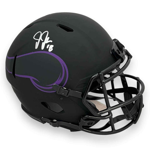 Vikings Justin Jefferson Autographed Signed Authentic Eclipse Helmet - Beckett