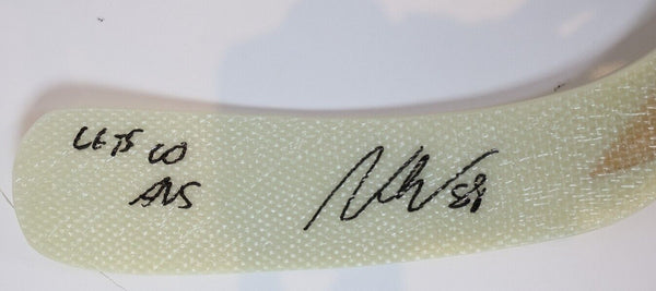 Martin Necas Autographed/Inscribed "LETS GO AVS" Sherwood Hockey Stick