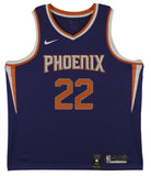 Suns DeAndre Ayton Purple Nike Swingman Size 56 Jersey Un-signed