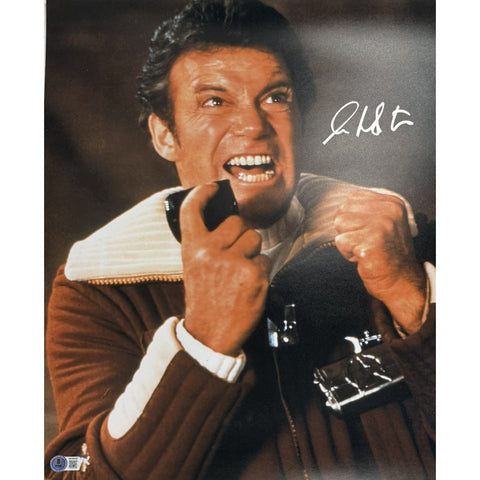 William Shatner Autographed/Signed Star Trek 16x20 Photo Beckett Witness 54300