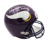 Warren Moon Signed Minnesota Vikings Throwback Full Size NFL Helmet with "HOF 06