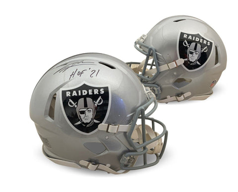 Charles Woodson Autographed Raiders Full Size Authentic Helmet HOF 2021 Fanatics