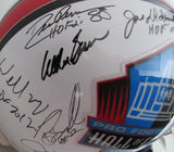 NFL Hall of Famers Multi-Signed (20) Full Size Replica Football Helmet 213071