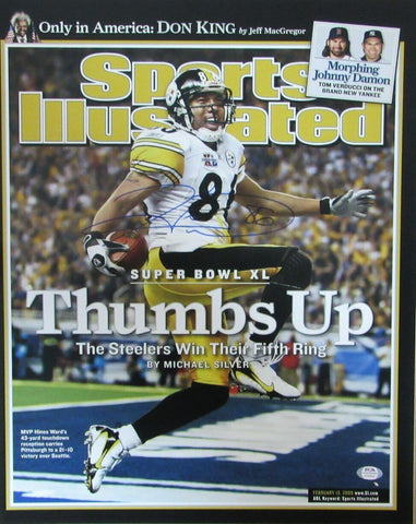 Hines Ward Pittsburgh Steelers Signed/Autographed 16x20 Photo PSA/DNA 164825