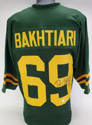 David Bakhtiari Signed Green Bay Packers Color Rush Jersey (Beckett) Off-Lineman
