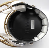 Alvin Kamara Autographed Flash Gold Full Size Helmet Saints Beckett QR #1W403148