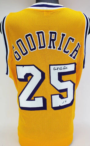 Gail Goodrich Signed Los Angeles Lakers Jersey (Beckett COA)1972 NBA Champ Guard
