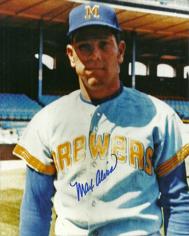 Milwaukee Brewers MAX ALVIS Signed 8x10 Photo #1 AUTO