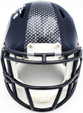 Matt Hasselbeck Signed Seattle Seahawks Blue Speed Mini Helmet Beckett Wit