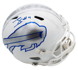 James Cook Signed Buffalo Bills Speed Full Size Rivalries NFL Helmet