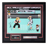 Ralph Macchio Zabka Signed Framed 16x20 Karate Kid Photo w/ Controller Tristar