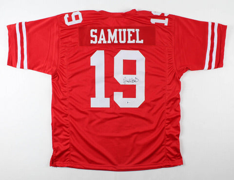 Deebo Samuel Signed 49ers Red Jersey (Beckett COA) San Francisco Wide Receiver