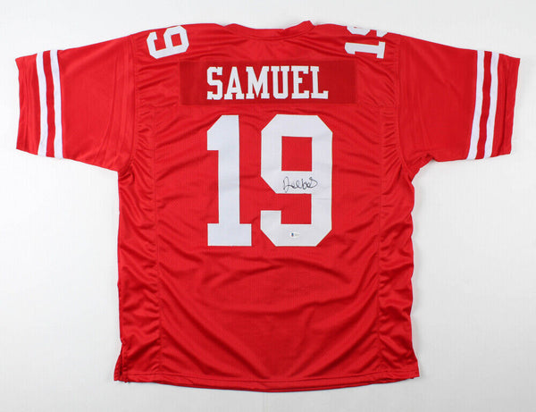 Deebo Samuel Signed 49ers Red Jersey (Beckett COA) San Francisco Wide Receiver