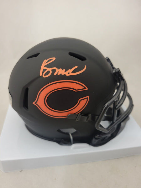 ROME ODUNZE SIGNED CHICAGO BEARS ECLIPSE SPEED MINI HELMET FANATICS