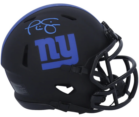 PHIL SIMMS Autographed New York Giants Eclipse Mini Speed Helmet FANATICS