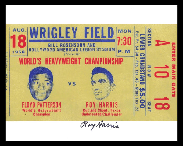 Roy Harris Autographed Signed 8x10 Photo SKU #247276