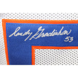 Randy Gradishar Autographed/Signed Pro Style White Jersey Beckett 44380
