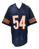 Brian Urlacher Signed Custom Navy Blue Pro-Style Football Jersey HOF 18 BAS