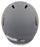 Rams Puka Nacua Signed Slate Full Size Speed Rep Helmet W/ Case Fanatics