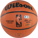 John Stockton Karl Malone Autographed/Signed Utah Jazz Basketball Beckett 53106