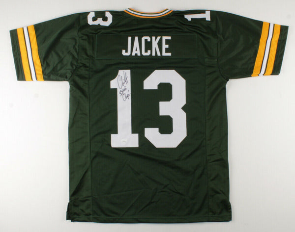 Chris Jacke Signed Green Bay Packers Jersey Inscribed "SBXXXI Champs!" (JSA COA)
