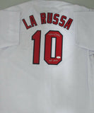SL Cardinals TONY LARUSSA Signed Custom Replica Jersey AUTO w/ HOF 2014 - JSA