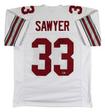 Jack Sawyer Signed Ohio State Buckeyes Jersey (Beckett) 2024 CFP National Champ