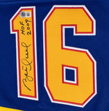 Brett Hull Signed St. Louis Blues Captain's Jersey (Beckett) 2xStanley Cup Champ
