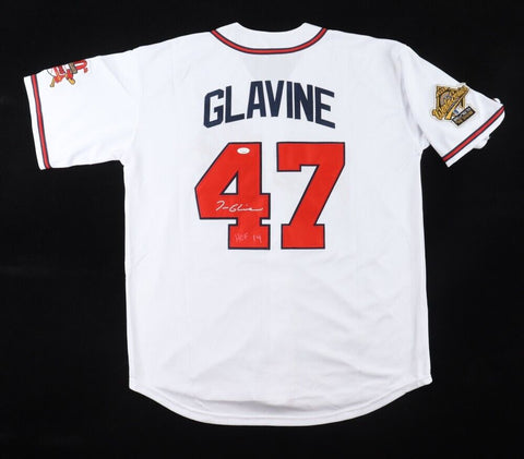 Tom Glavine Signed Atlanta Braves Custom 1995 World Series Jersey (JSA COA)