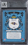 Ravens Ray Lewis Signed 2010 Crown Royale Royalty #13 Card Auto 10! BAS Slabbed