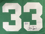 Larry Bird Signed Celtics Green M&N Hardwood Classics Swingman Jersey BAS ITP