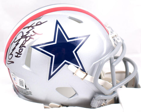 Randy White Signed Dallas Cowboys 1976 Speed Mini Helmet w/HOF-Beckett W Holo
