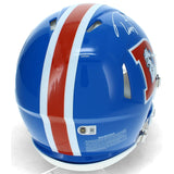 Troy Franklin Autographed Denver Broncos 1975-96 Speed Authentic Helmet Beckett