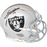 Sebastian Janikowski Signed Oakland Raiders Mini Helmet Beckett 43033