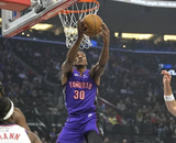 Ochai Agbaji Signed Toronto Raptors Jersey (PSA) 2022 1st Round Pick #14 Overall