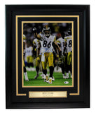 Hines Ward Signed/Autographed 11x14 Photo Pittsburgh Steelers Framed JSA 192371
