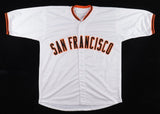 Evan Longoria Signed San Francisco Giants Photo Jersey (JSA COA) 3xAll-Star 3B
