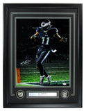 A.J. Brown Autographed 16x20 Photo Philadelphia Eagles Framed JSA 176549
