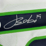 Autographed/Signed Jake Bobo Seattle White Football Jersey JSA COA