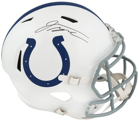 Jonthan Taylor Signed Colts Riddell F/S Speed Replica Helmet - (FANATICS COA)
