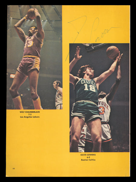 Dave Cowens Autographed Signed 8x11 Magazine Photo Boston Celtics SKU #237750