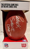 Patrick Surtain II Autographed & Inscribed Denver Broncos NFL Football | BAS COA