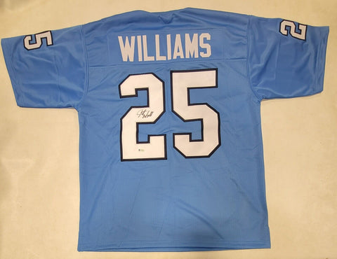 JAVONTE WILLIAMS AUTOGRAPHED SIGNED COLLEGE STYLE JERSEY W/ BECKETT STICKER