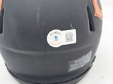 JUSTIN FIELDS AUTOGRAPHED BEARS ECLIPSE BLACK MINI HELMET BECKETT QR 220594