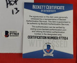 Chris Chelios Signed Detroit RedWings Jersey (Beckett COA) NHL Hall of Fame 2013