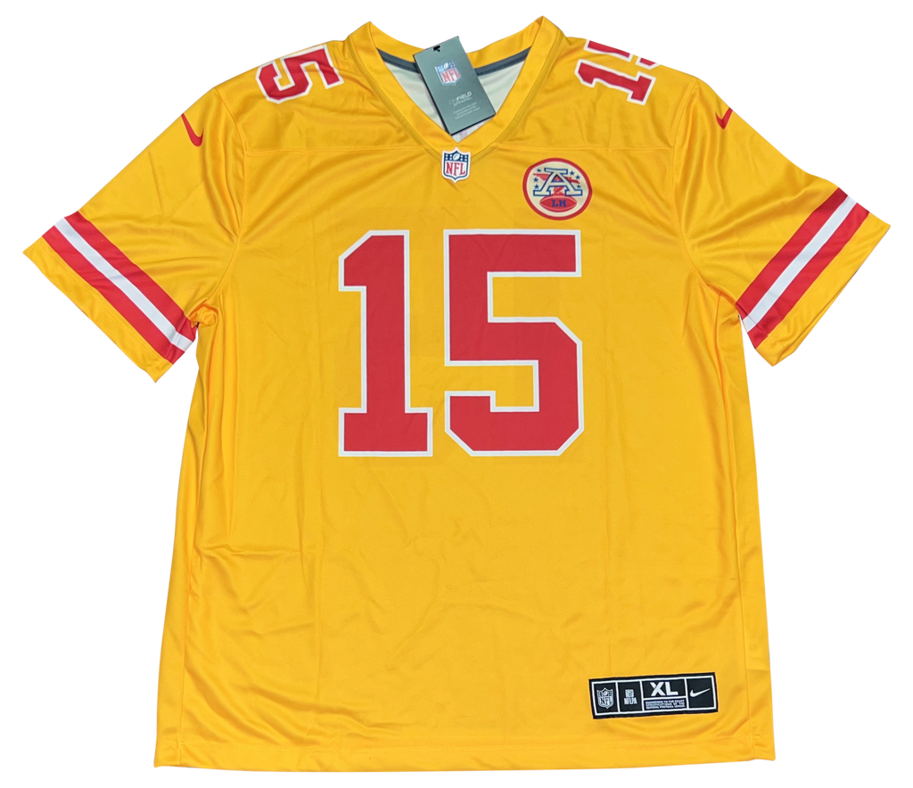 PATRICK MAHOMES SIGNED KANSAS CITY CHIEFS #15 NIKE INVERTED COLORS JER – Super Sports Center