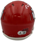 Patrick Mahomes Autographed Kansas City Chiefs Football Mini Helmet Beckett
